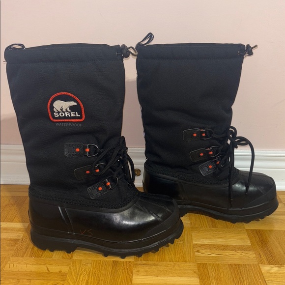 SOREL GLACIER™ XT Waterproof Insulated Women's Winter Snow Black Boots Size 10 - Picture 4 of 15